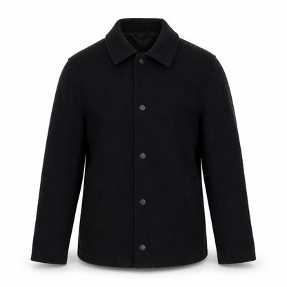 Mens UK Size S H&M Black Overcoat