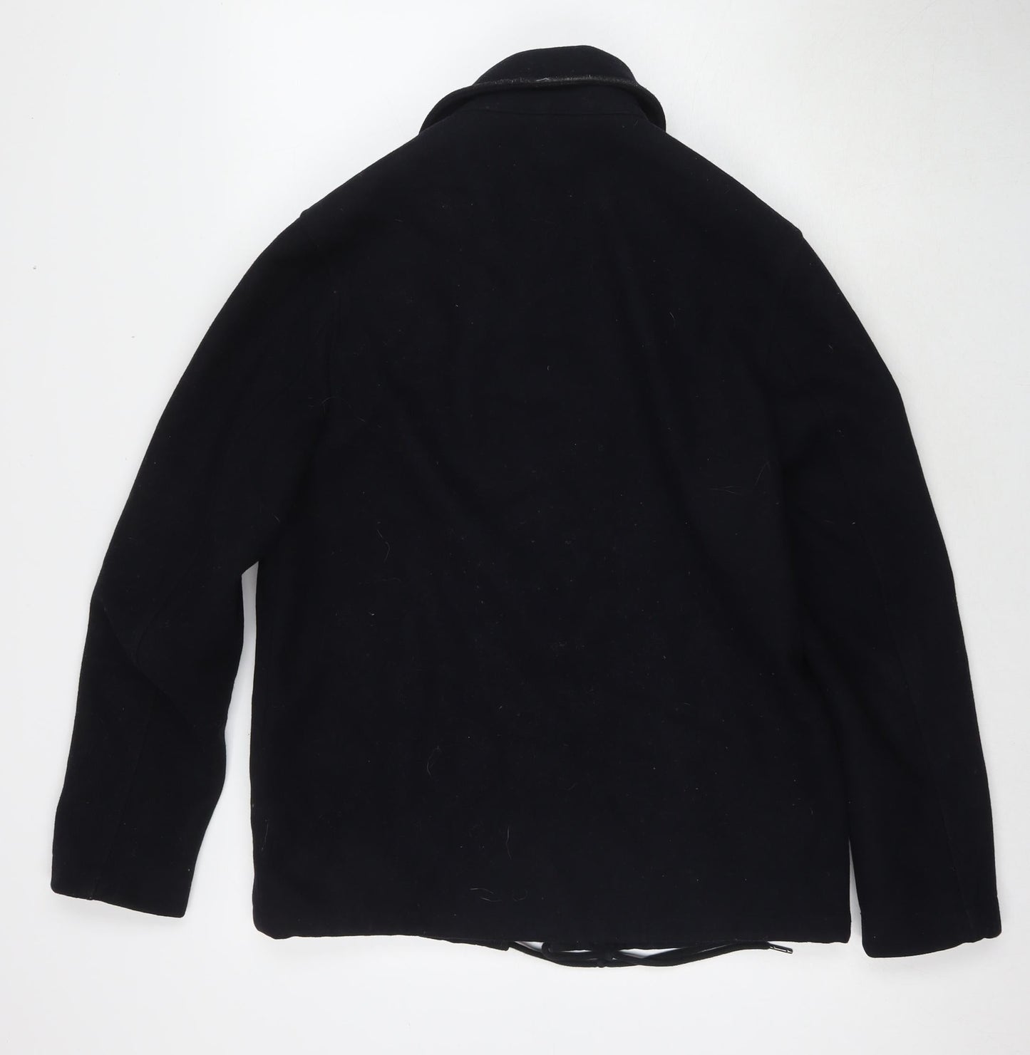 Mens UK Size S H&M Black Overcoat