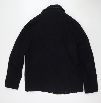 Mens UK Size S H&M Black Overcoat