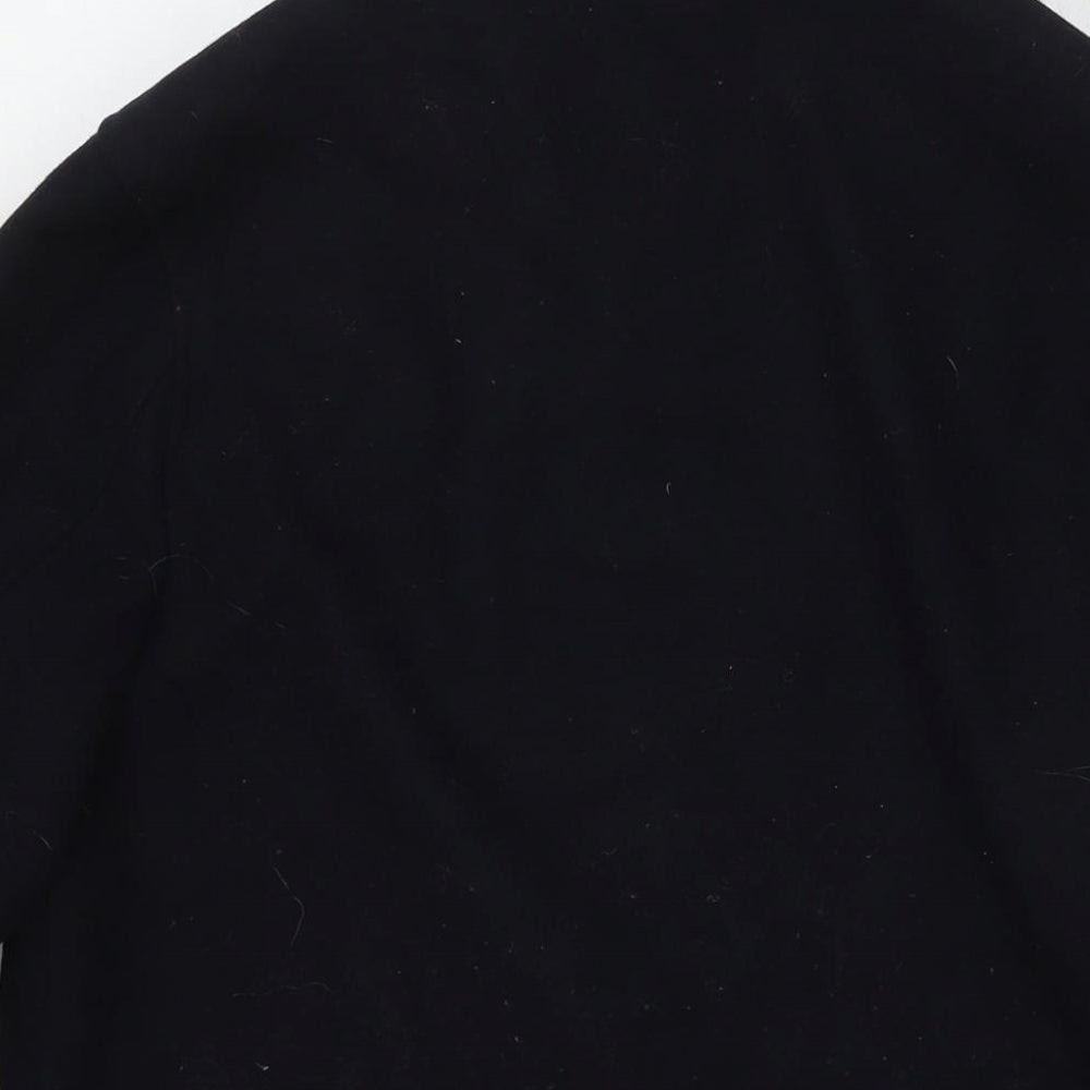 Mens UK Size S H&M Black Overcoat