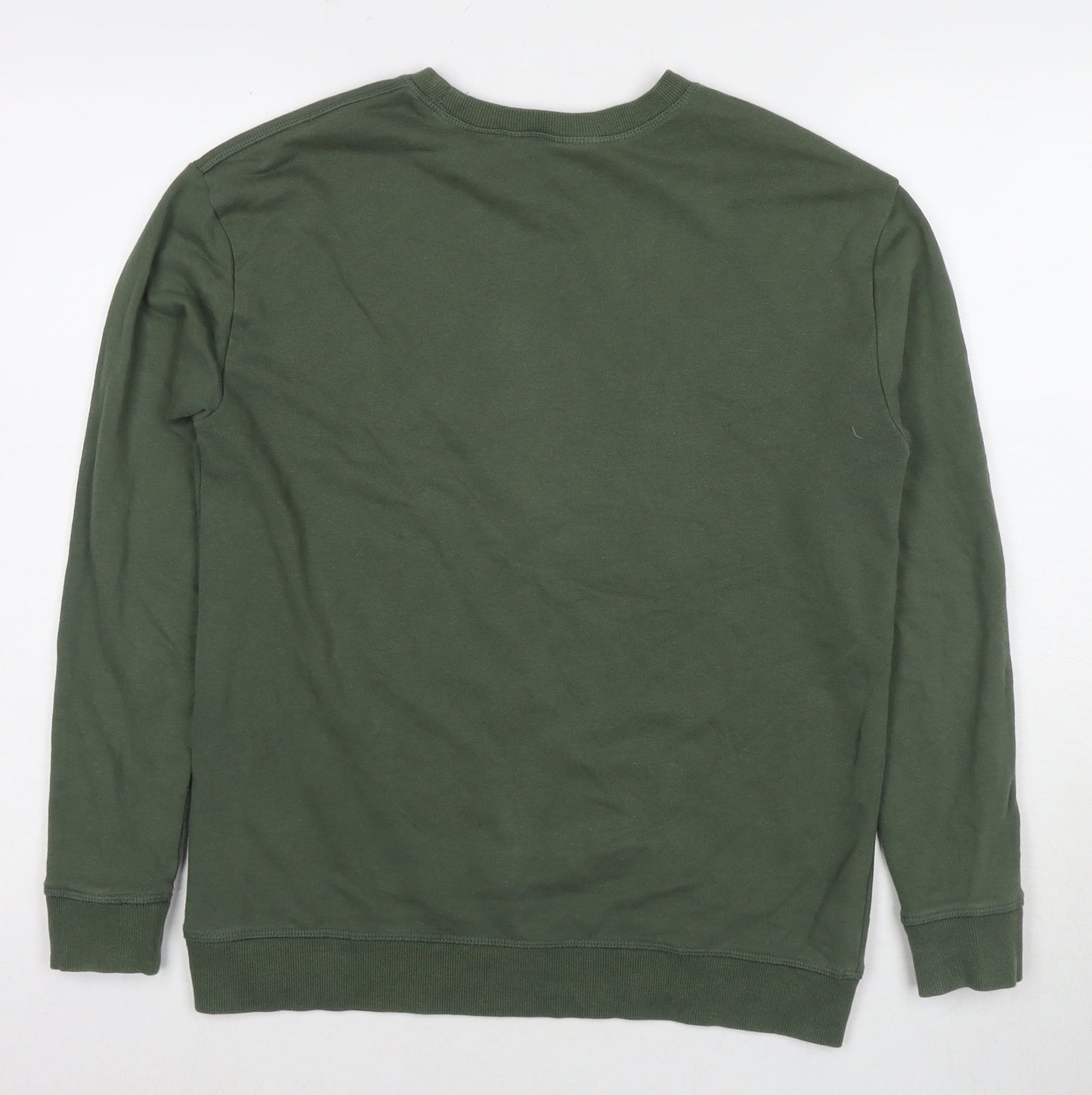 H&M Boys Green Cotton Pullover Hoodie Size 13-14 Years Pullover - Stay Chill