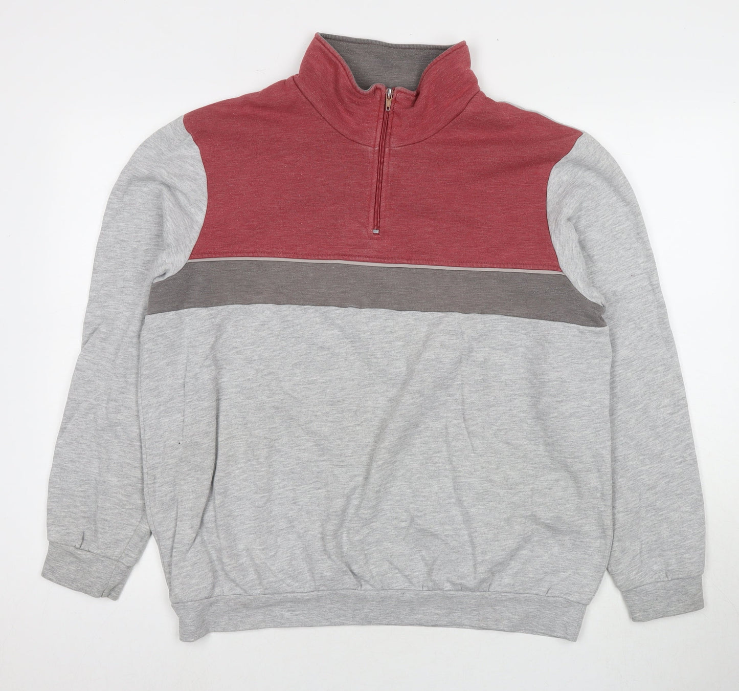 Mens UK Size L Damart Grey Pullover Sweatshirt