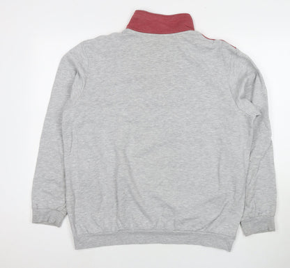 Mens UK Size L Damart Grey Pullover Sweatshirt
