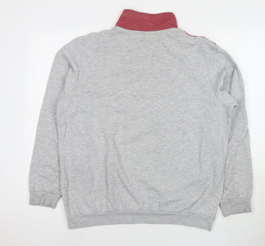 Mens UK Size L Damart Grey Pullover Sweatshirt