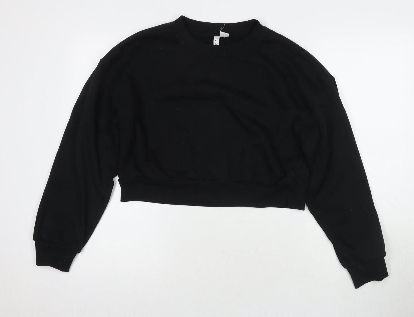 Womens UK Size M Divided by H&M Black Pullover Sweatshirt