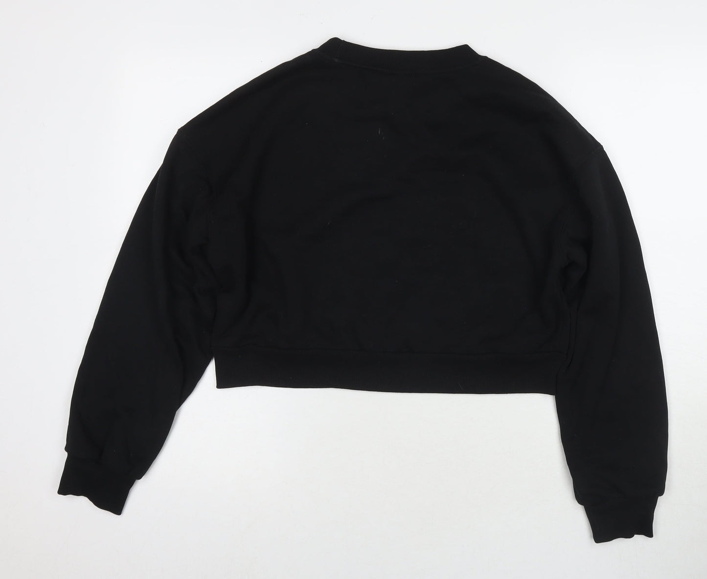 Womens UK Size M Divided by H&M Black Pullover Sweatshirt