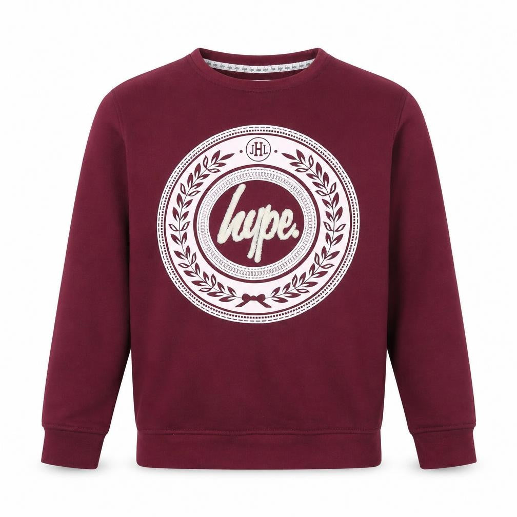 Mens UK Size M Hype Red Pullover Sweatshirt