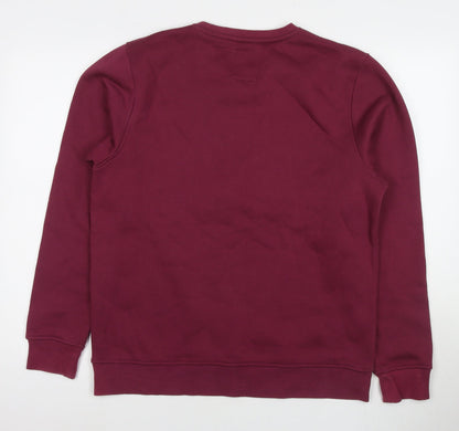 Mens UK Size M Hype Red Pullover Sweatshirt
