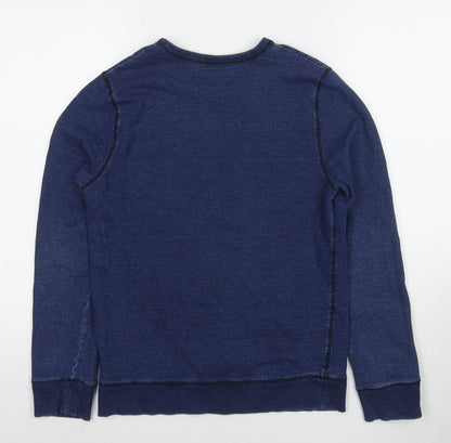 NEXT Boys Blue Cotton Pullover Sweatshirt Size 13 Years Pullover
