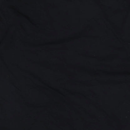 Samsousan Womens Black Cotton Basic T-Shirt Size L Round Neck - Left Handed But Always Right