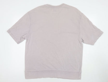 Topman Mens Pink Cotton Pullover Sweatshirt Size L