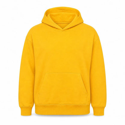 Womens UK Size L Divided by H&M Yellow Pullover Hoodie
