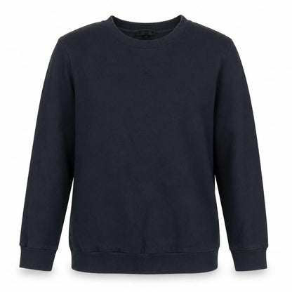 New Look Womens Blue Cotton Pullover Sweatshirt Size 8 Pullover