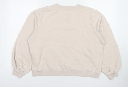 Womens UK Size 12 NEXT Pink Pullover Sweatshirt