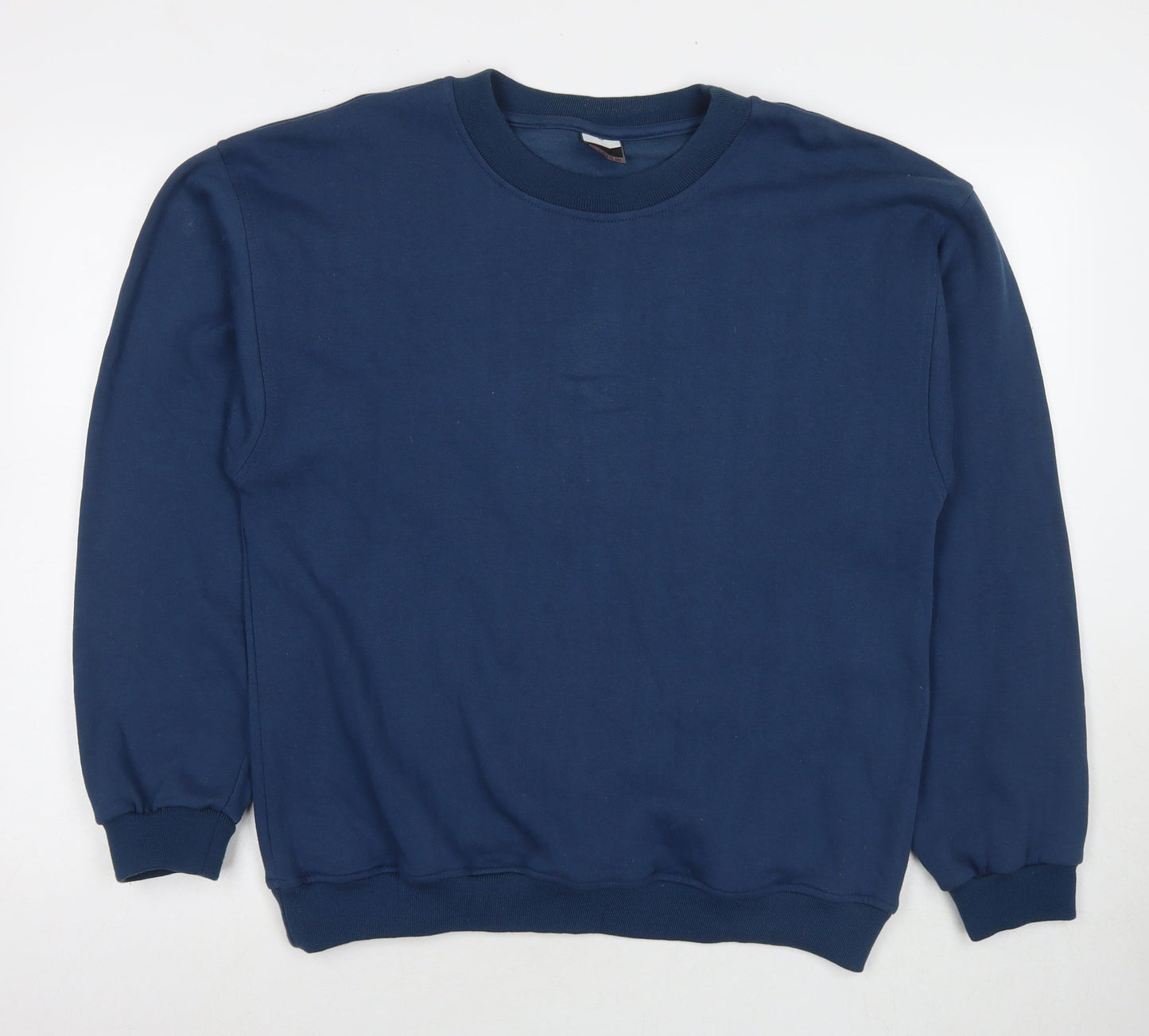 Foot Locker Mens Blue Cotton Pullover Hoodie Size M