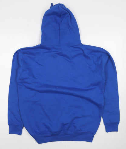 Club Classics Womens Blue Cotton Pullover Sweatshirt Size L Pullover - I Paused My Game To Be Here