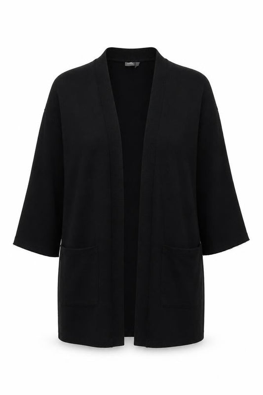 Womens UK Size S ASOS Black Cape Jumper