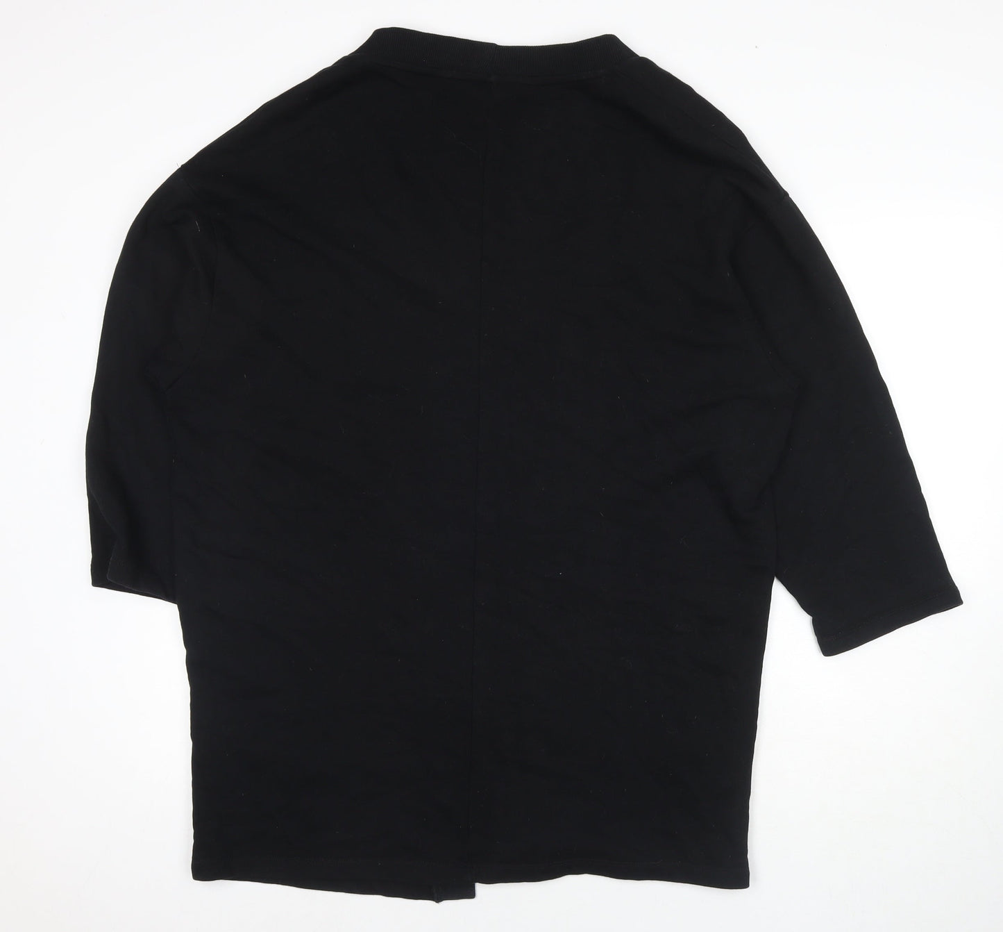 Womens UK Size S ASOS Black Cape Jumper