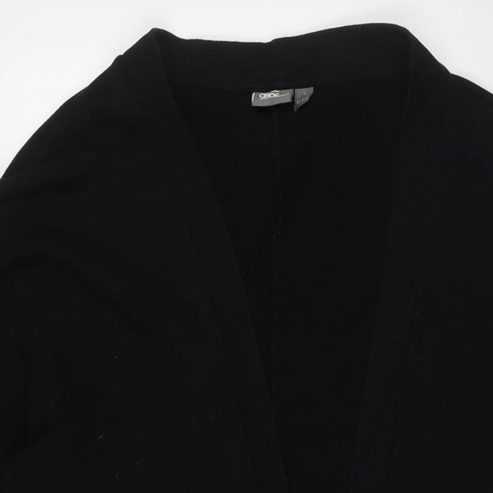 Womens UK Size S ASOS Black Cape Jumper