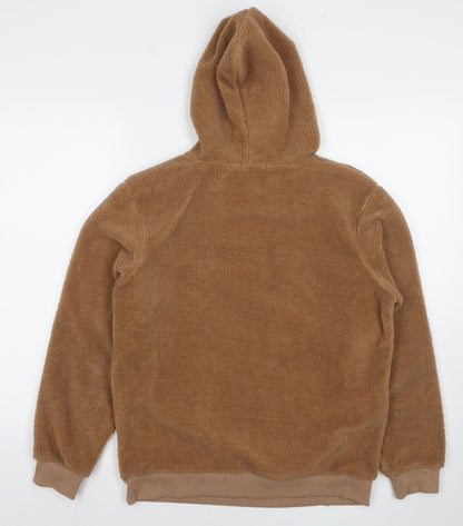 Mens UK Size S Brave Soul Brown Pullover Sweatshirt