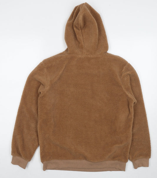 Mens UK Size S Brave Soul Brown Pullover Sweatshirt