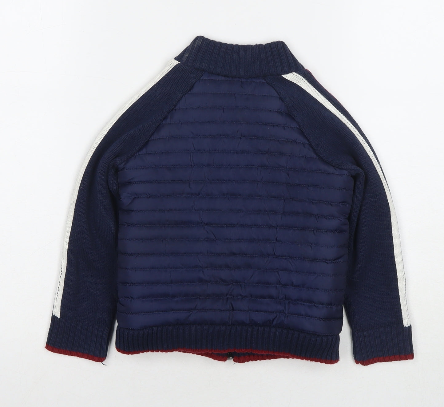 E of M Boys Blue Jacket Size 3 Years Zip