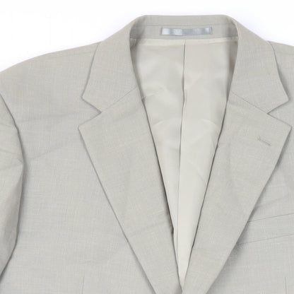 Mens UK Size 44 Brook Taverner Regular Green Suit Jacket