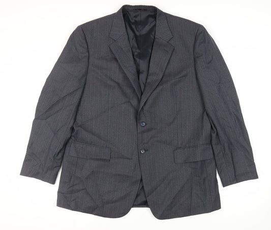 Mens UK Size 44 Brook Taverner Regular Grey Suit Jacket