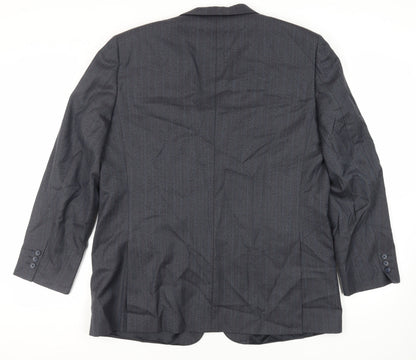 Mens UK Size 44 Brook Taverner Regular Grey Suit Jacket
