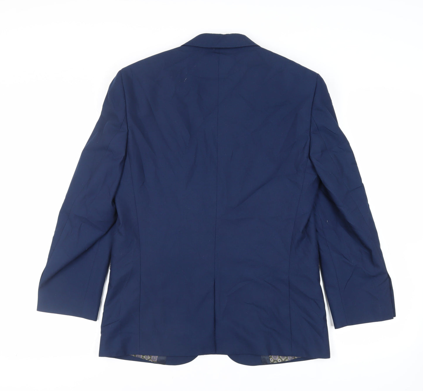 Mens UK Size 38 Greenwoods Regular Blue Suit Jacket