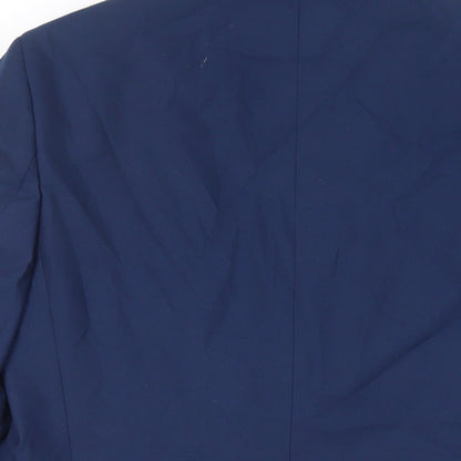 Mens UK Size 38 Greenwoods Regular Blue Suit Jacket