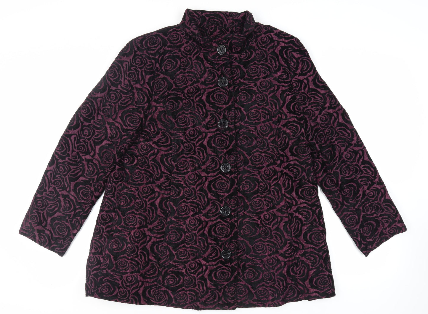 Womens UK Size 14 TIGI Purple Overcoat