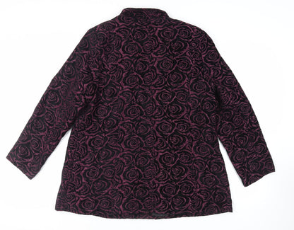 Womens UK Size 14 TIGI Purple Overcoat