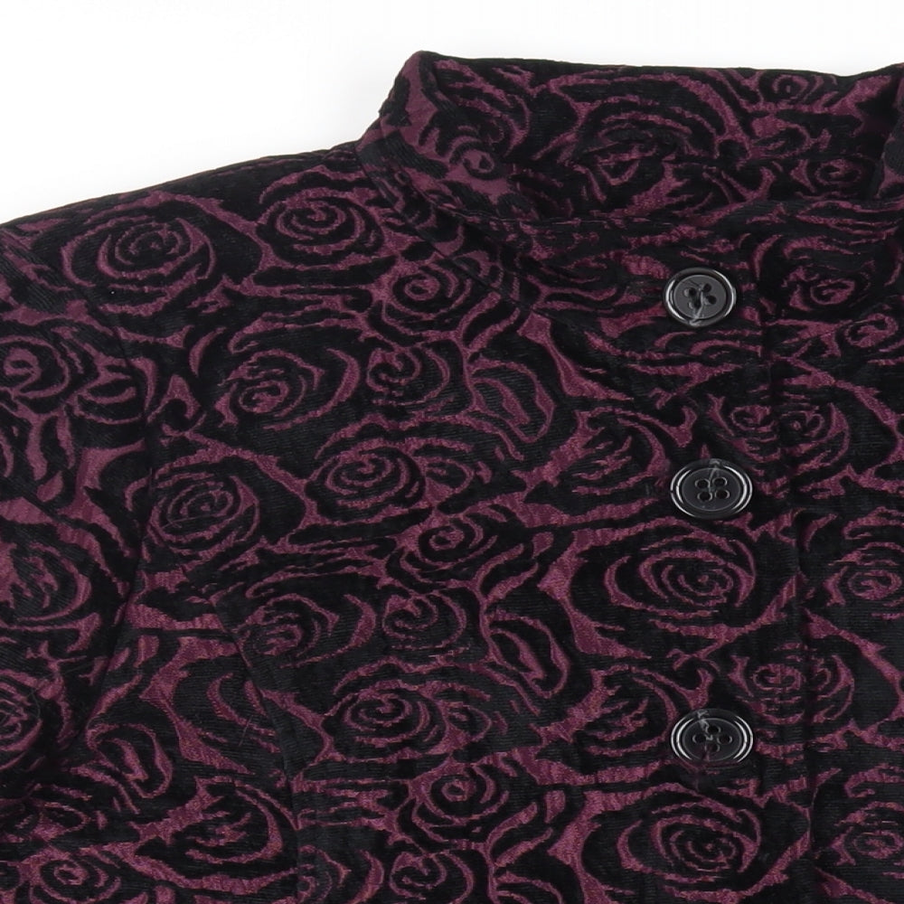 Womens UK Size 14 TIGI Purple Overcoat