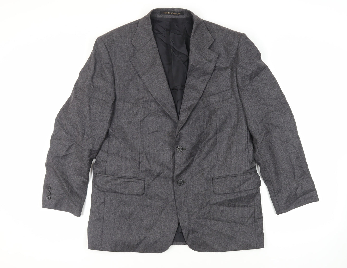 Mens UK Size 42 St Michael Regular Grey Suit Jacket