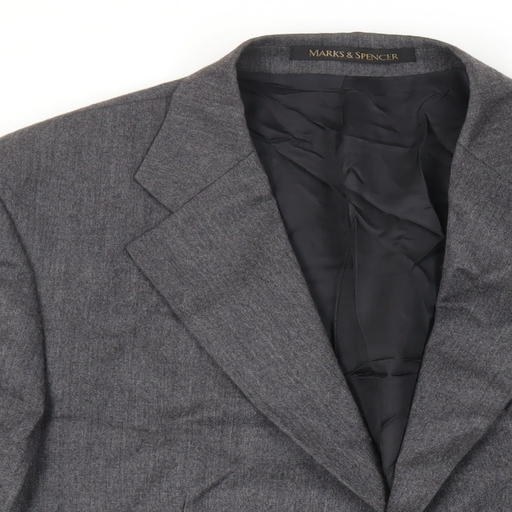 Mens UK Size 42 St Michael Regular Grey Suit Jacket