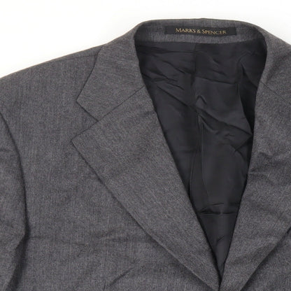 Mens UK Size 42 St Michael Regular Grey Suit Jacket