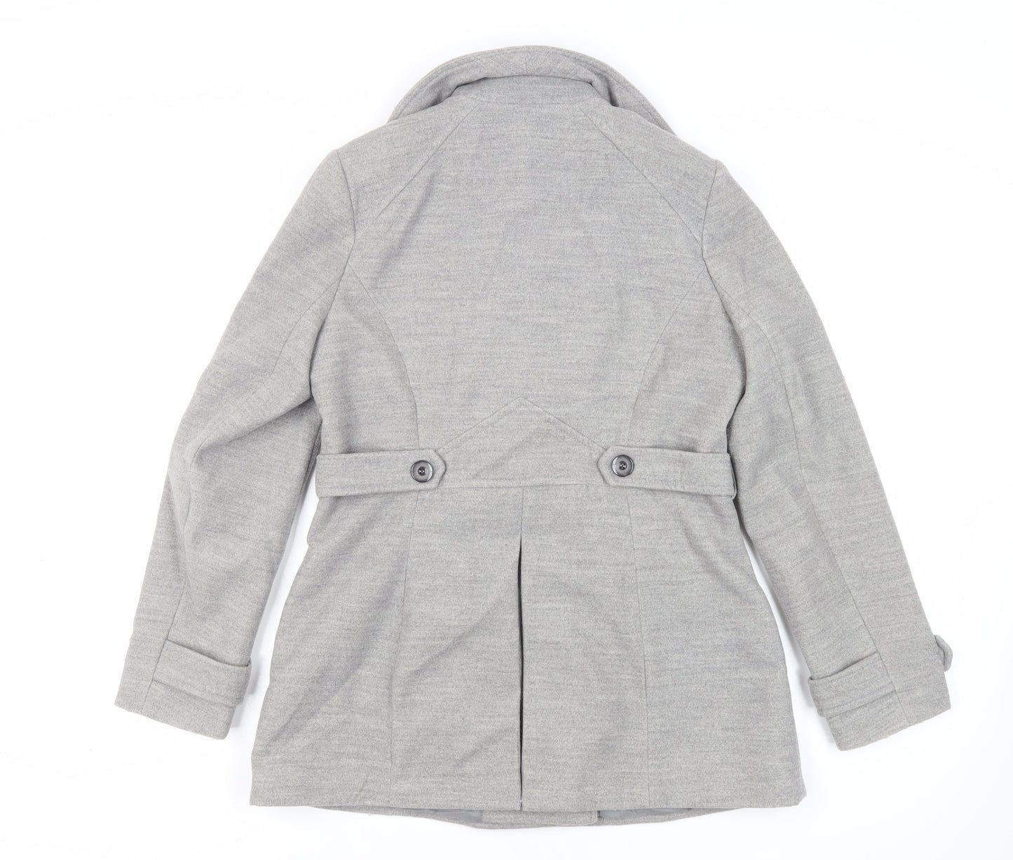 Womens UK Size 14 Dunnes Stores Grey Pea Coat