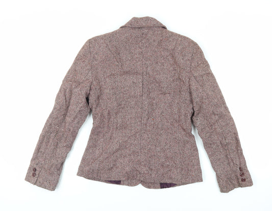 Womens UK Size 10 United Colors of Benetton Purple Jacket