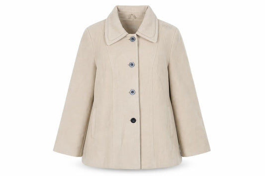 Womens UK Size 22 Anthology Beige Pea Coat