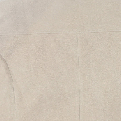 Anthology Womens Beige Pea Coat Coat Size 22 Button