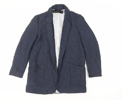 Womens UK Size S Zara Blue Jacket