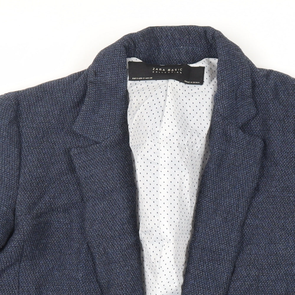 Womens UK Size S Zara Blue Jacket