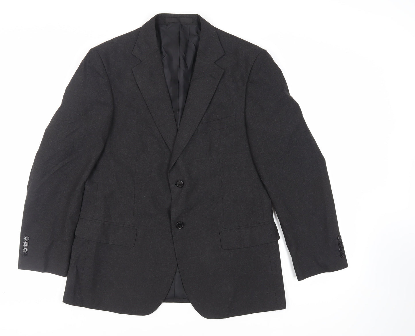 Mens UK Size 40 Marks and Spencer Regular Black Suit Jacket