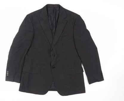 Mens UK Size 40 Marks and Spencer Regular Black Suit Jacket