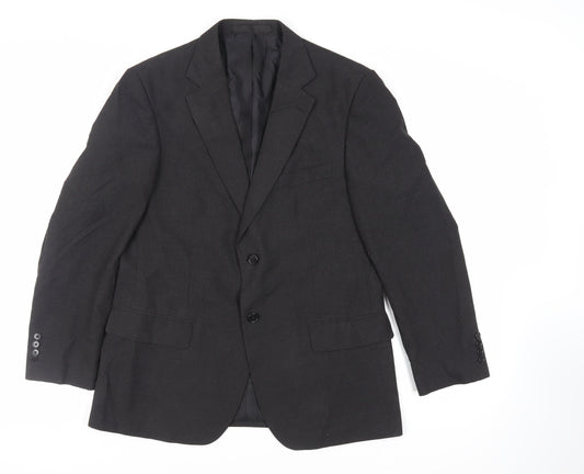 Mens UK Size 40 Marks and Spencer Regular Black Suit Jacket