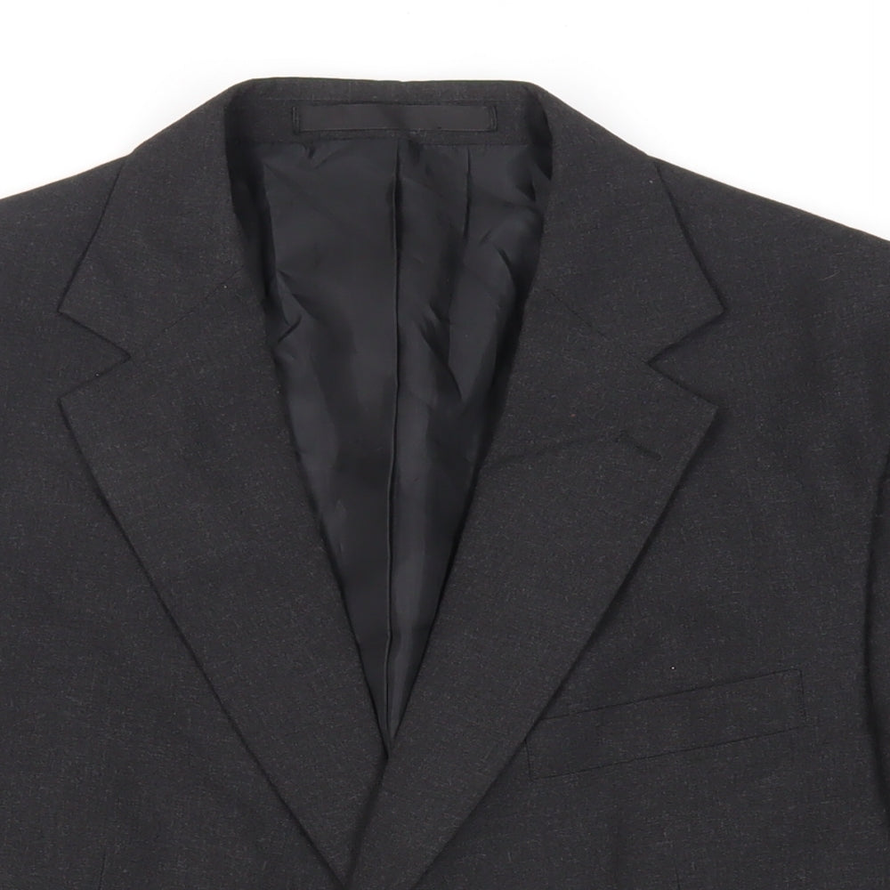 Mens UK Size 40 Marks and Spencer Regular Black Suit Jacket