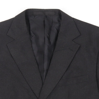 Mens UK Size 40 Marks and Spencer Regular Black Suit Jacket