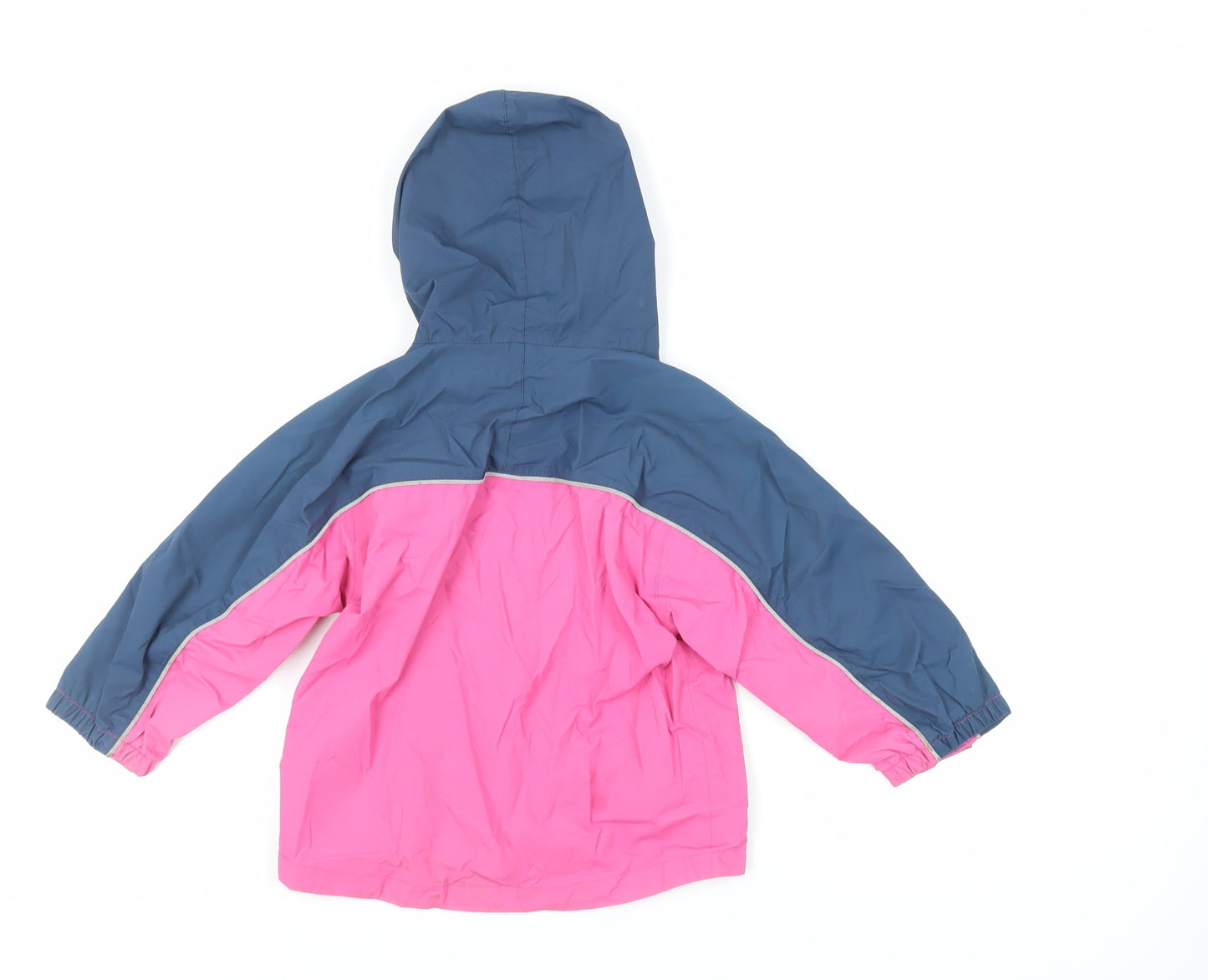 Hush Baby Girls Pink Rain Coat Coat Size 4 Years Zip - Hooded