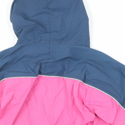 Hush Baby Girls Pink Rain Coat Coat Size 4 Years Zip - Hooded